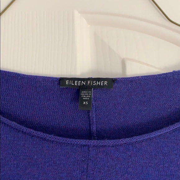 2/50$ Eileen Fisher merino blue Wool dress. - Picture 5 of 8